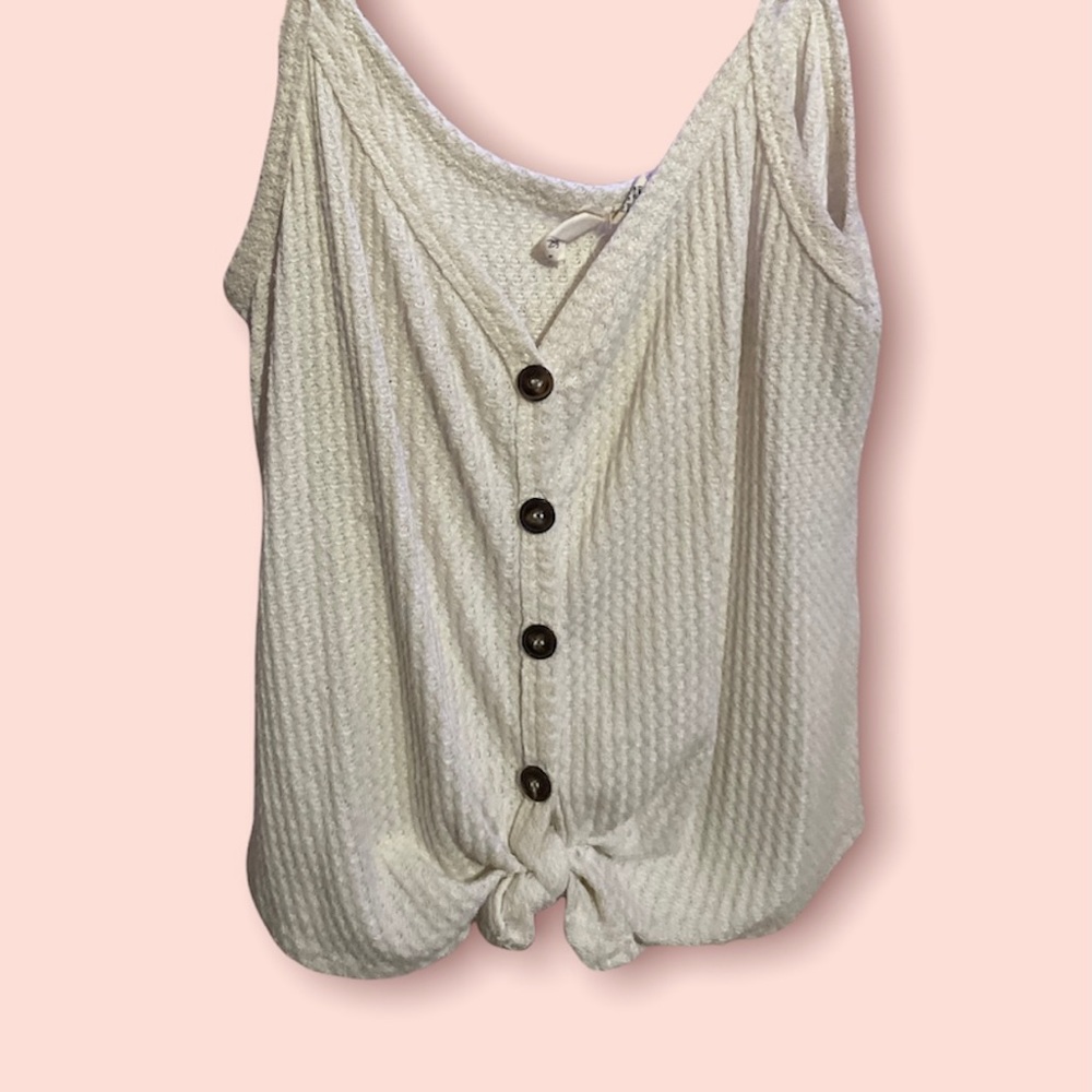 Cream tank top